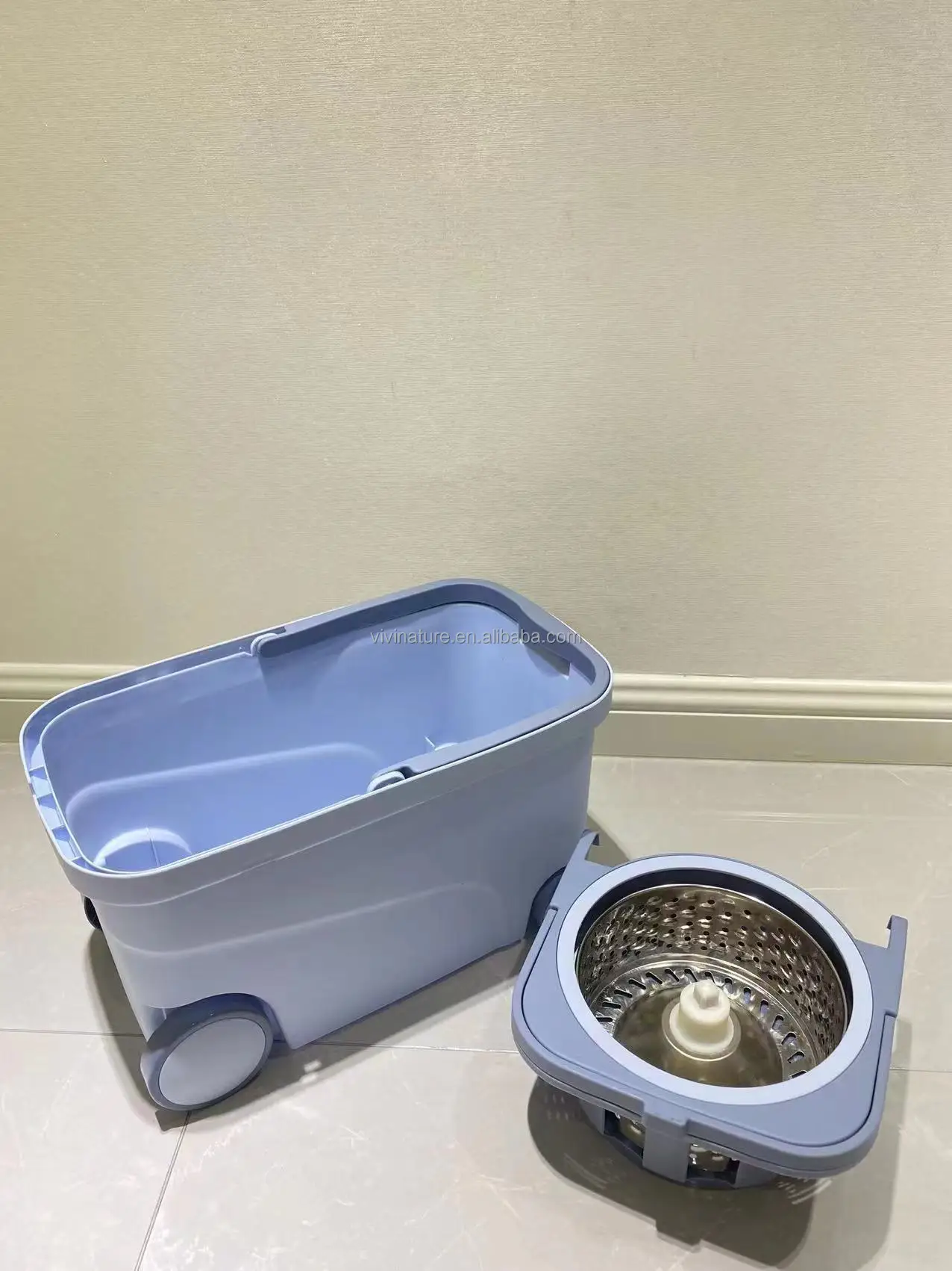 360 Вращающаяся Волшебная Швабра для уборки дома швабра с 4 колесами