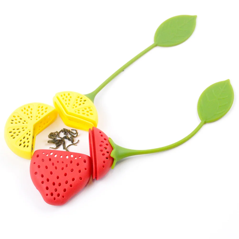 Loose Leaf Tea Strainer Cup Leaf Tea Infuser, Silicone Tea Strainer  Custom Logo