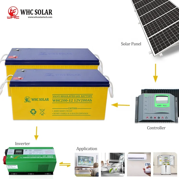 WHC Solar storage battery 12V 24V100AH 500AH 1000AH 2000AH gel battery lead acid batteries price