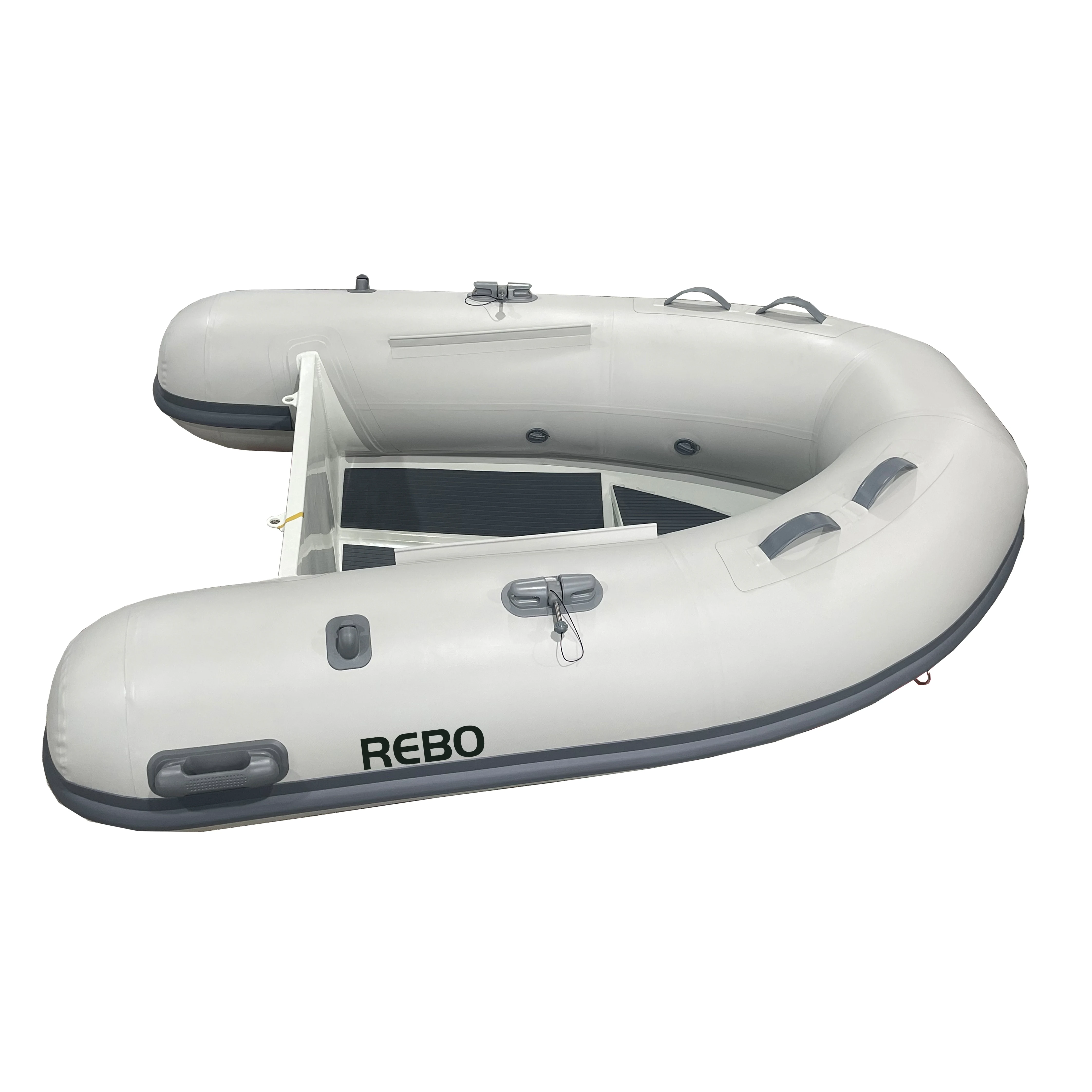 Single Hull Cheap New Model Aluminum RIB 240 Hypalon PVC Inflatable Boat For Sale
