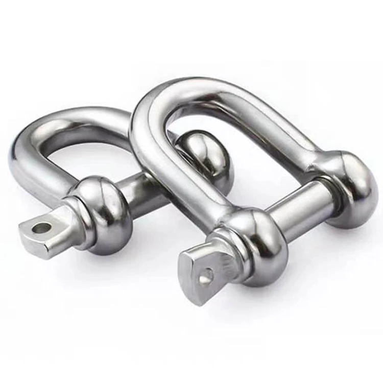 stainless steel D-shackle in fastener