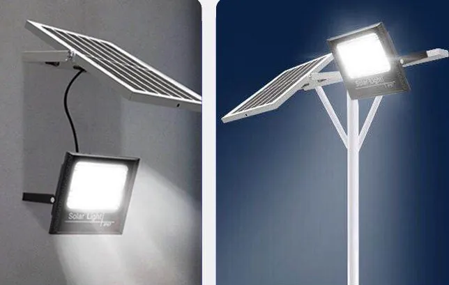 solar lamp photovoltaic street light led high-power floodlight super bright waterproof