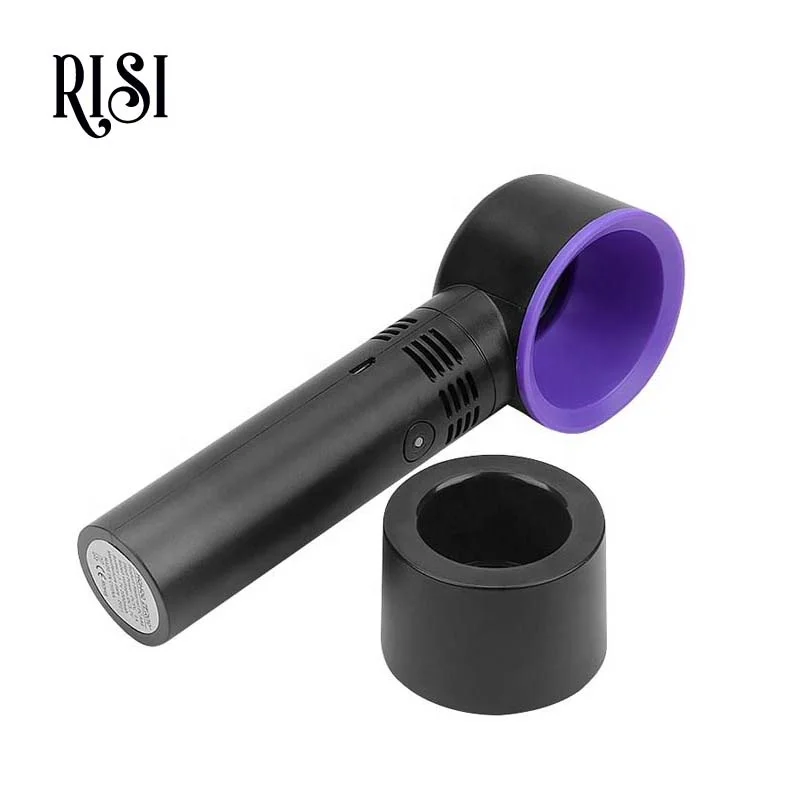 RISI Mini Fan Eyelash Portable Leafless Air Blower USB Mini Fans Eyelash Dryer for Eyelash Extension
