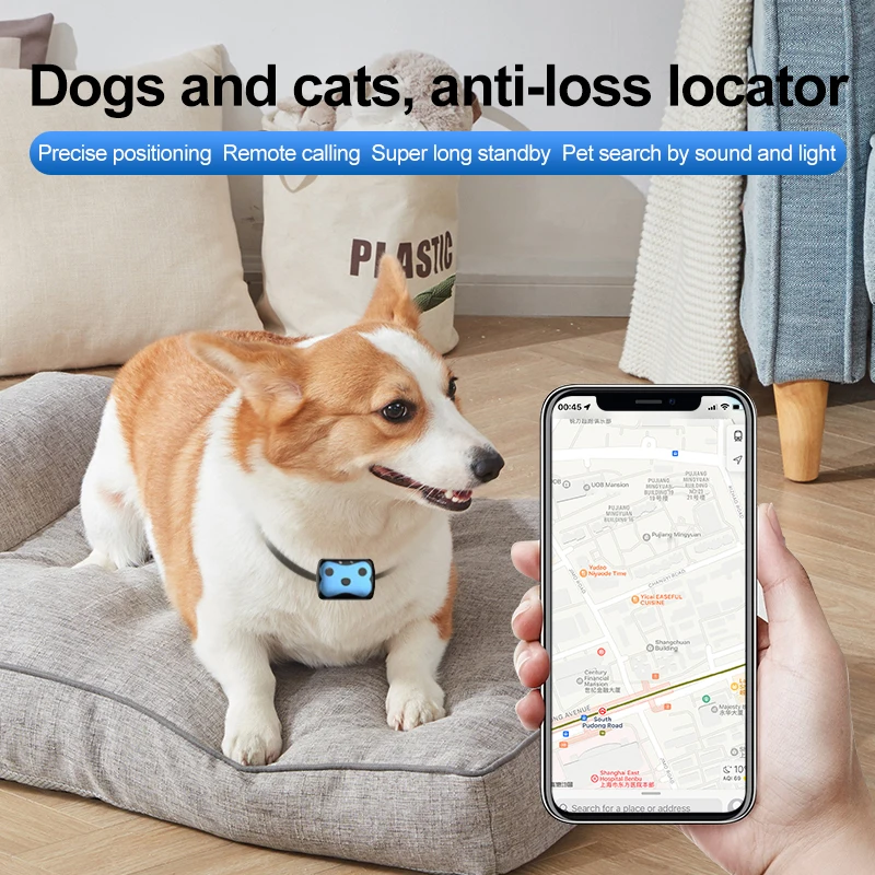11 Precise Position Pet Tracker GPS 4g wifi Dog Cat Pet Tracker with Alarm and Communication Function