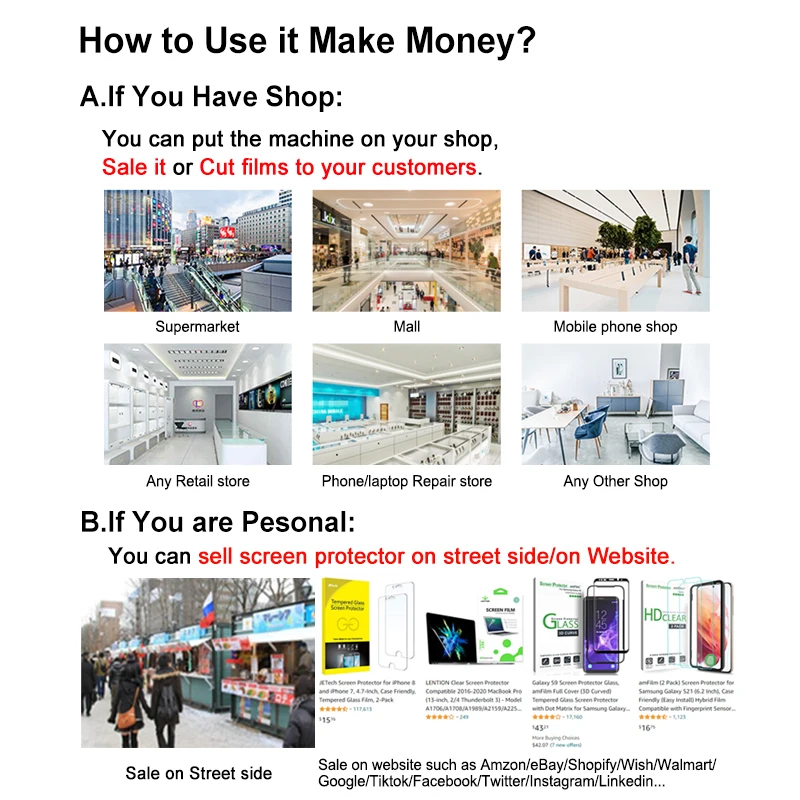 Free Cut Times General Commercial Screen Protector Cutter High Accuracy Cutting Machine for Screen Protector