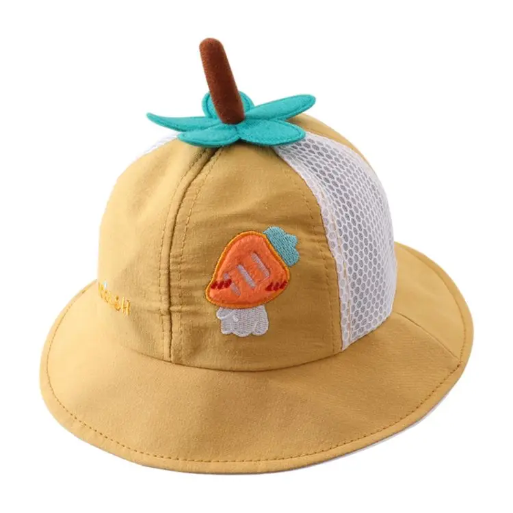 
Top Selling Kids Beach Hat Mesh Cap Kids Hats Embroidered Summer Sun Hat For Kids With Logo 
