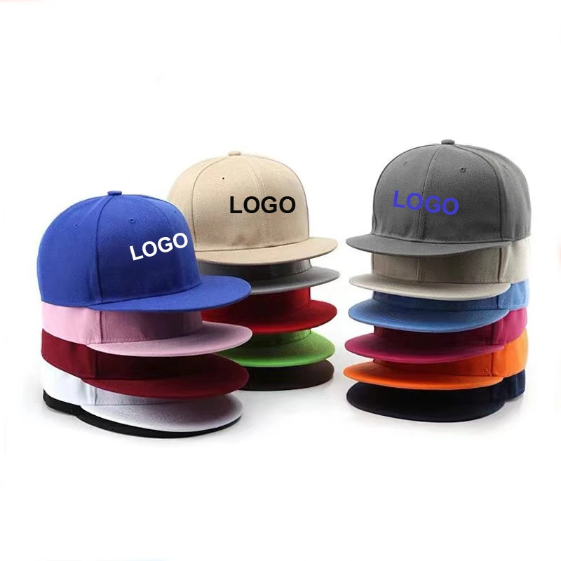 Mexico Cap 3D Embroidered Logo Polyester New E Custom Close Cap Flat Baseball Brim Fitted Caps For Men