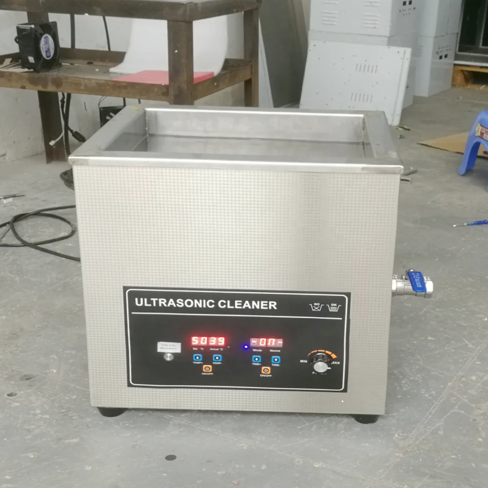 10.8L 200W Dual frequency 40KHz/80KHz freely switchable digital ultrasonic cleaner  with degas function