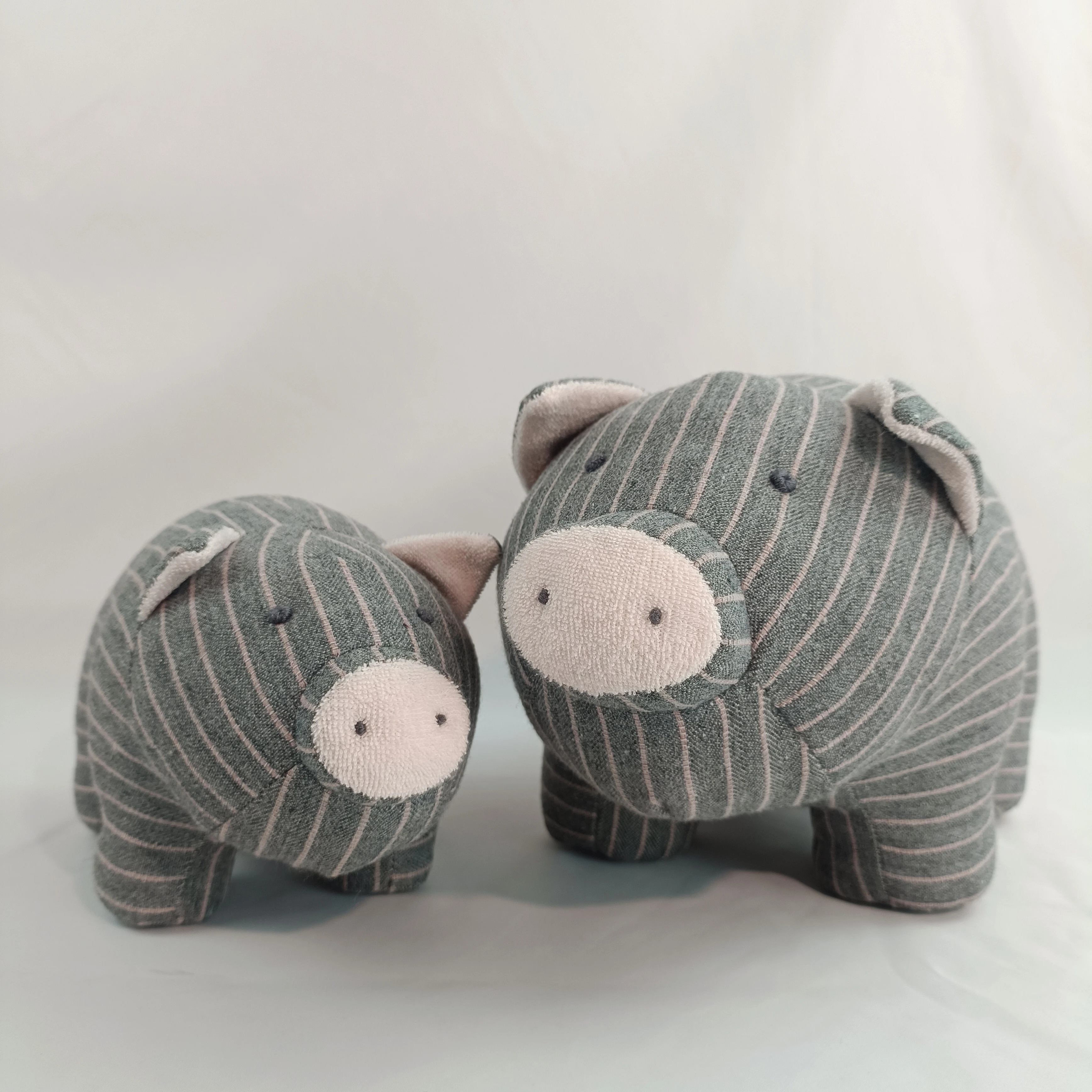 OEM ODM Stripe Stuffed Animal Toy Cute Stuffed Pig stuffed toy animal mini pig toy