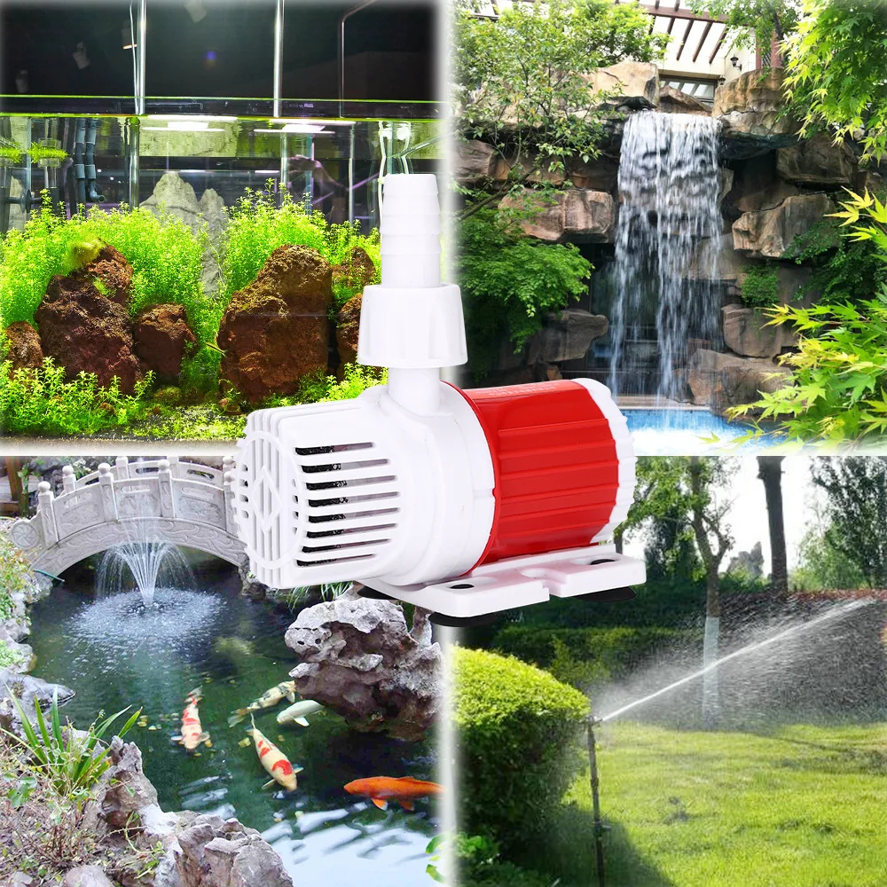 Fish tank DC submersible pump DC12V/24V fish tank filter circulation pump high-lift ultra-quiet micro-pump