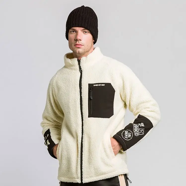 New Style Custom Sherpa Fleece Jacket Mens Winter Jacket Multi Pattern Jackets