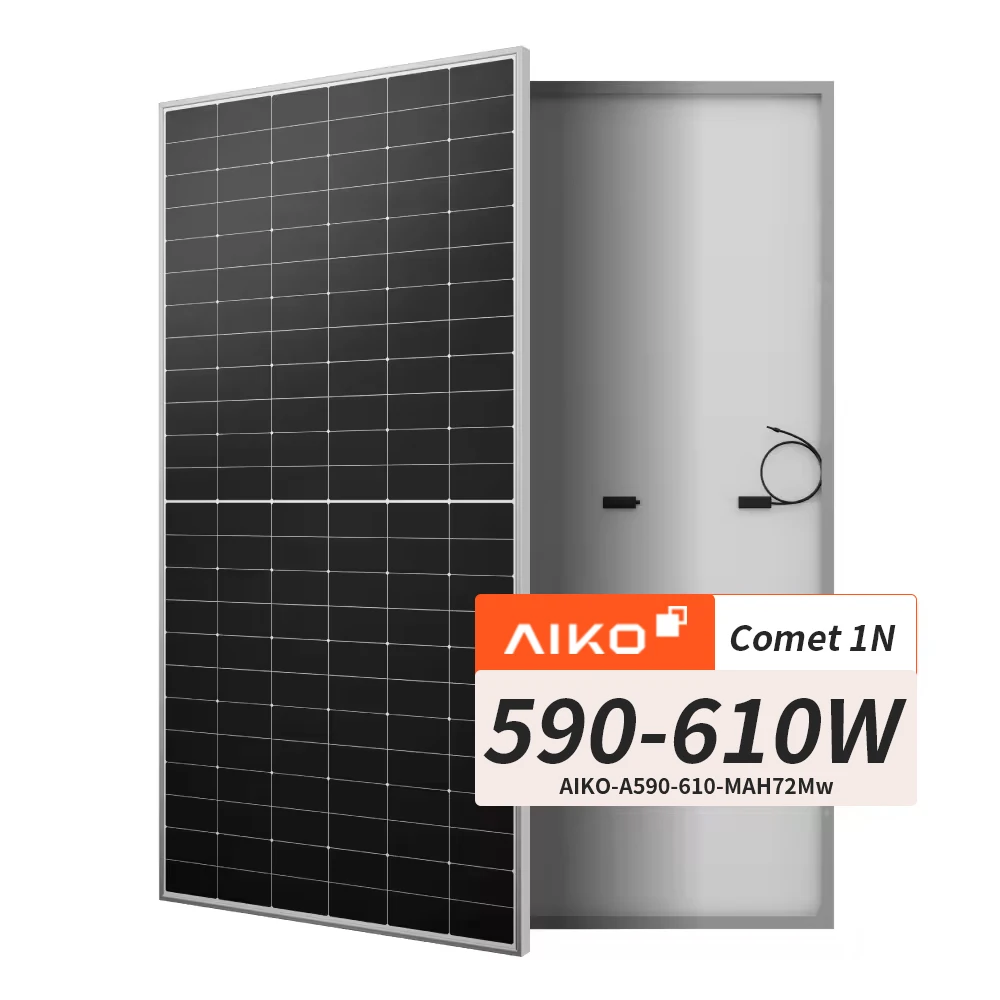 Солнечная 455 Aiko 460 Вт 465 470 N типа ABC монокристаллическая полуячейка черная рама солнечная панель для коммерческого использования