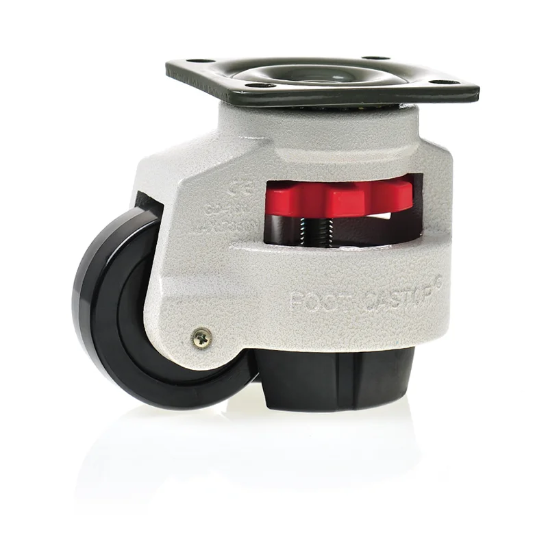 rotating plate mounting adjustable scaffolding wheels heavy duty retractable casters foot master caster