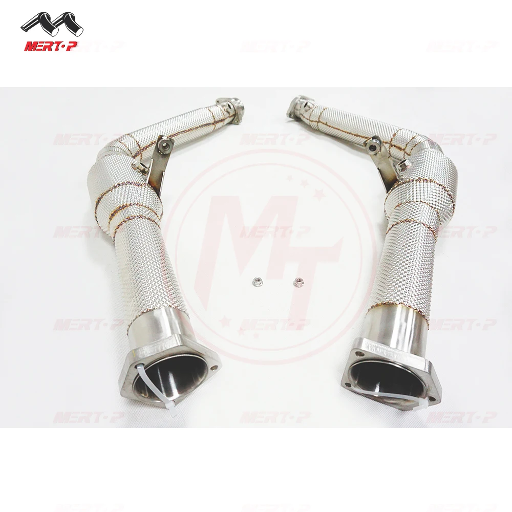 Mertop exhaust pipe for B ENZ 2012-2018 W463 AMG G65 G63 4.0T/5.5/6.0L M157 downpipe