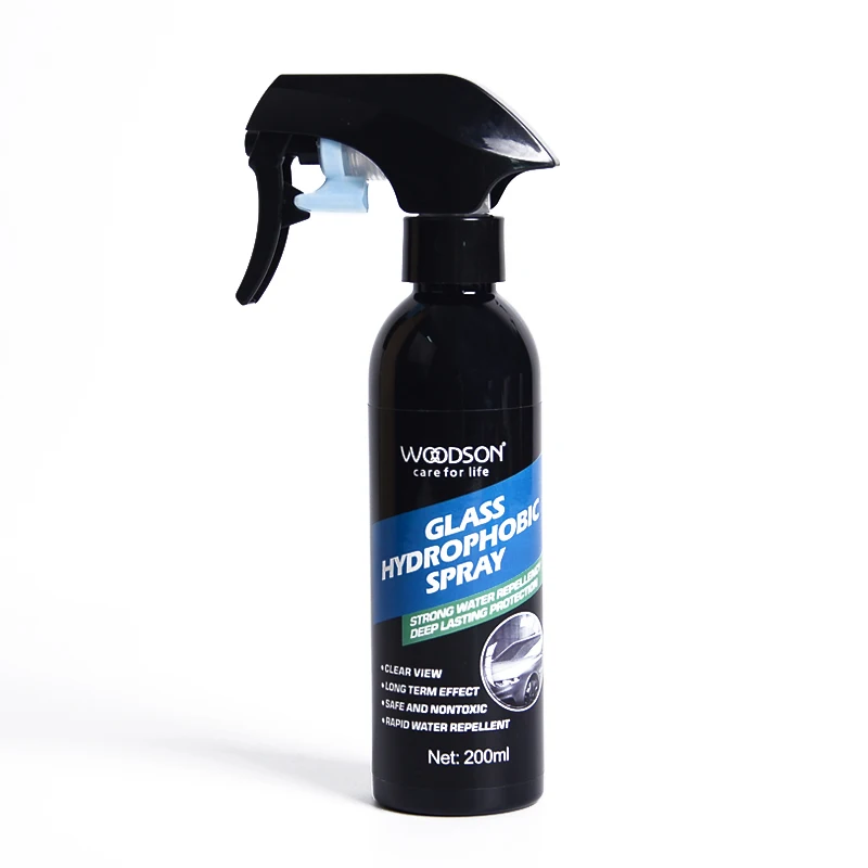 Low MOQ Car Care Product 200ml Glass Cleaner and Rain Repellent Cleans & Repels glass hydrophobic spray