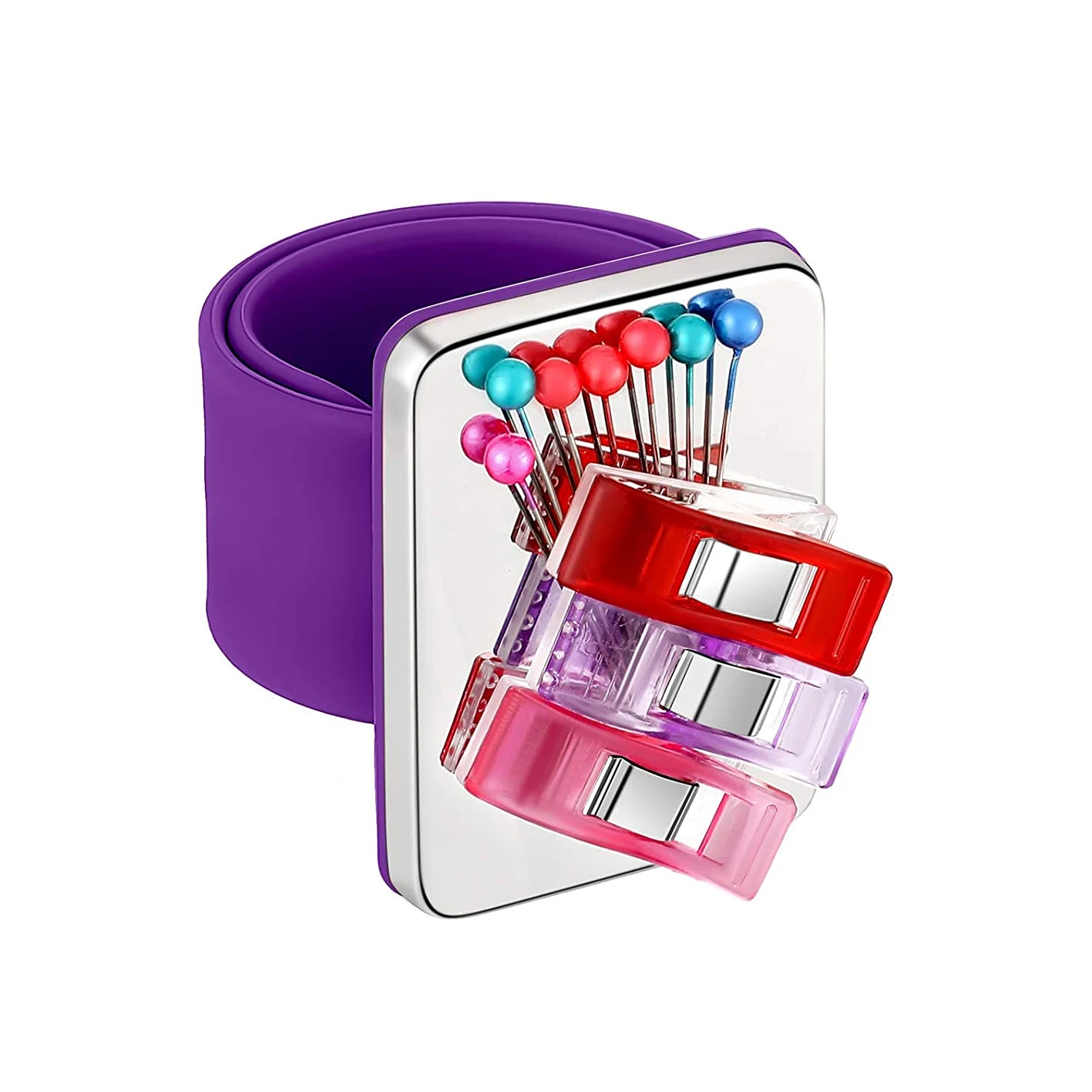 Assorted Colors Patchwork Plastic sewing Clip