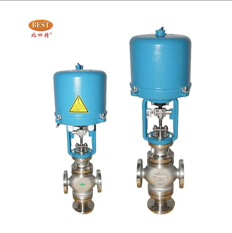 Valve Supplier T24 Electronic Electric 3 Way Diffluence T28 Electronic Electric Confluence 3 Way Proportional control valve