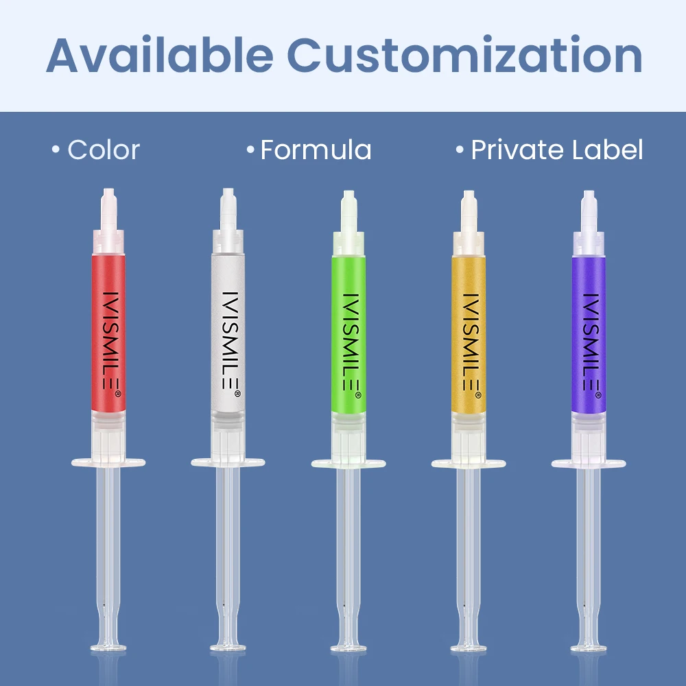 IVISMILE CPSR CE Approved Dental Bleaching Gel Peroxide Free PAP Whitening Kit