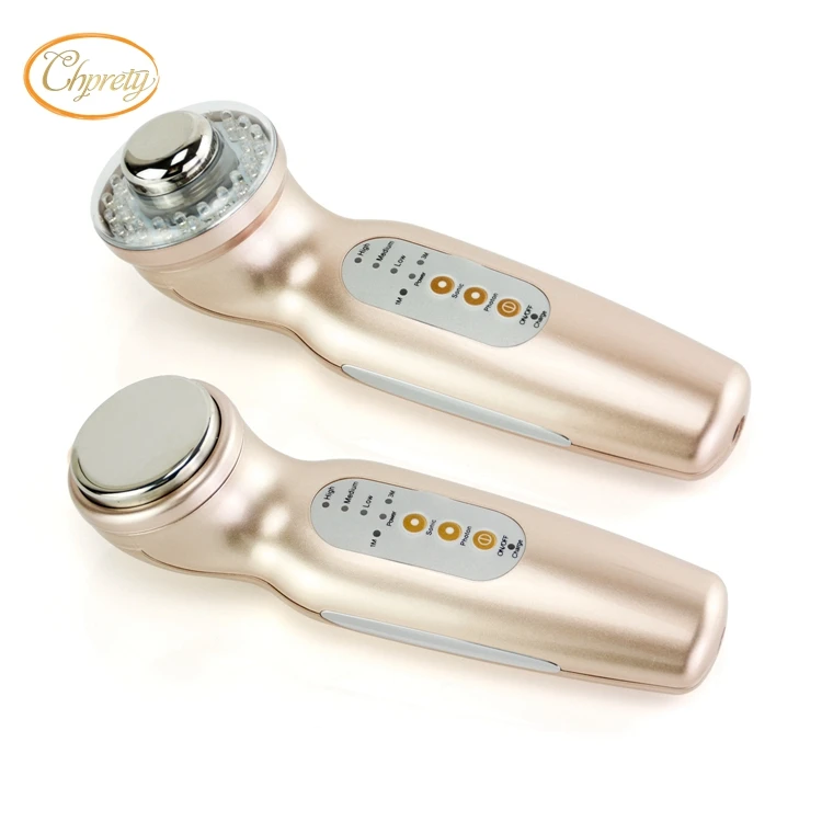 Beauty Products Rechargeable Photon Ultrasonic Breast Massager Dual Heads