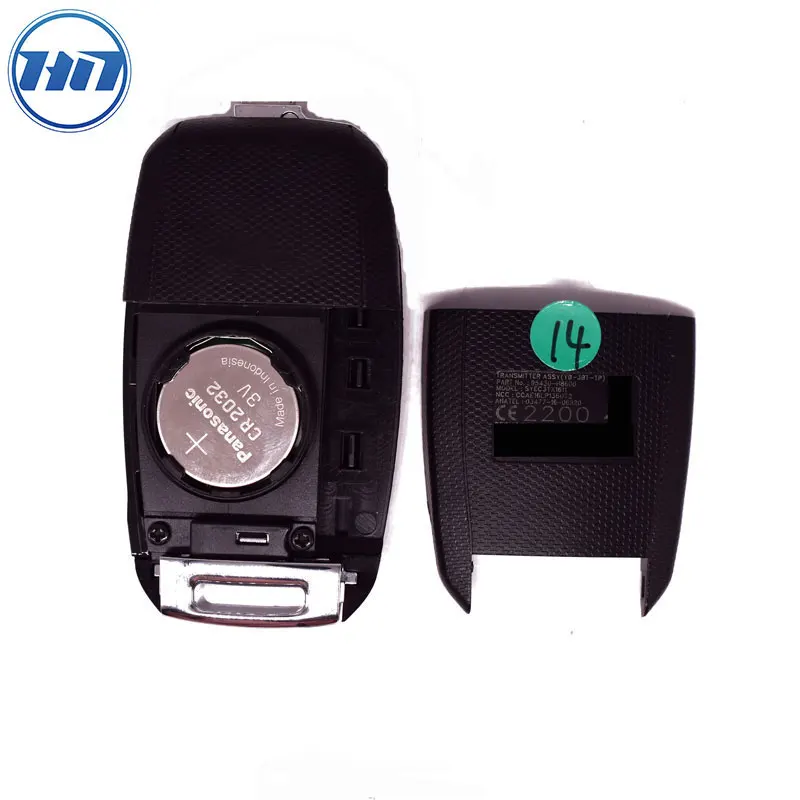 Original Flip Remote Key Fob 95430-H8600 For Stonic Rio 3 Buttons Folding Car Key Chip SYEC3TX1611 FSK 433MHz 4D60 chip