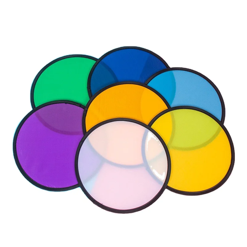 Creative Gift Custom Design Nylon Round Foldable Sublimation Blank Flying Disc Fan