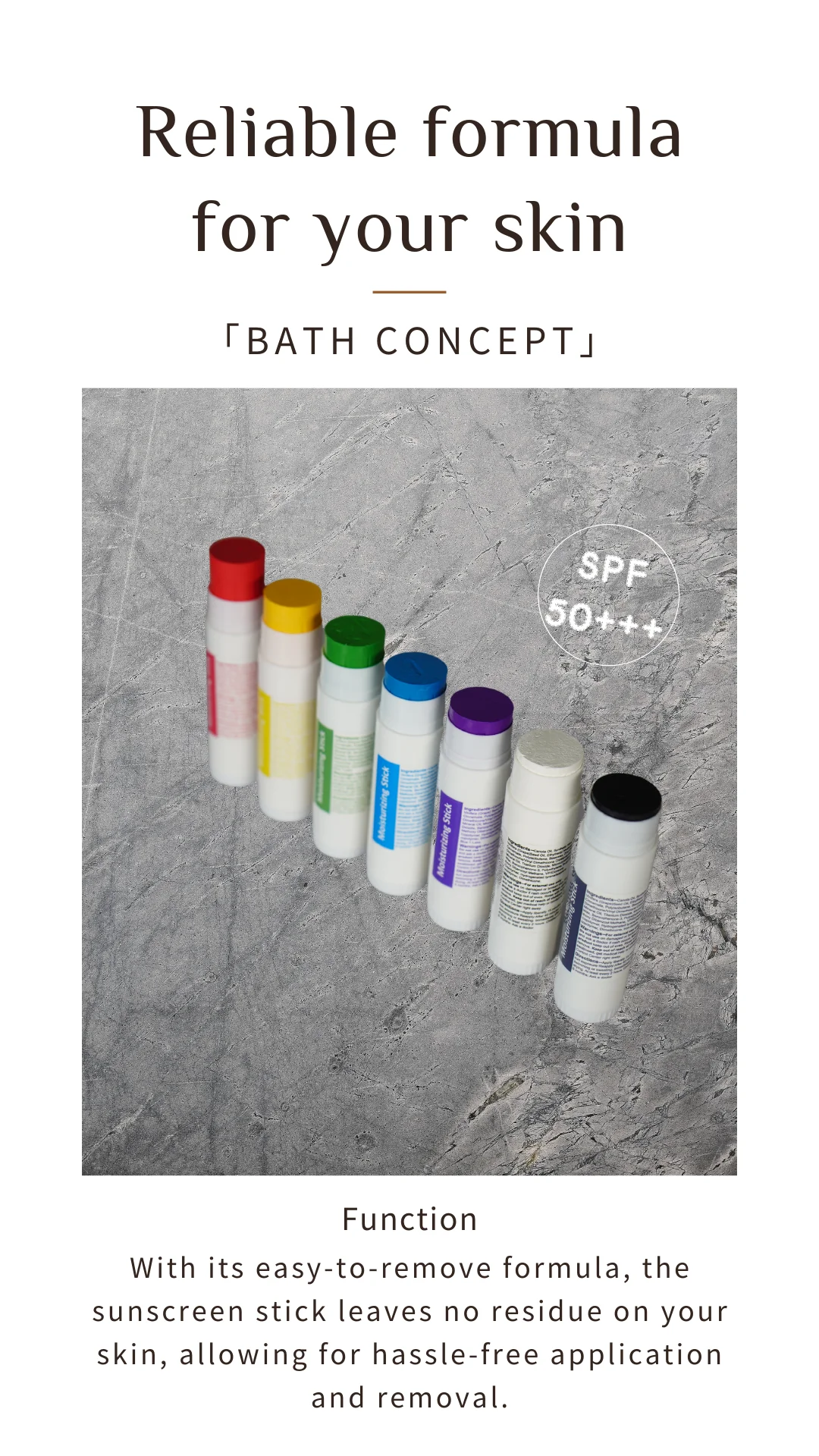 OEM/ODM Private Label Customization Colored Outdoor Stick SPF 50 For Halloween or Party