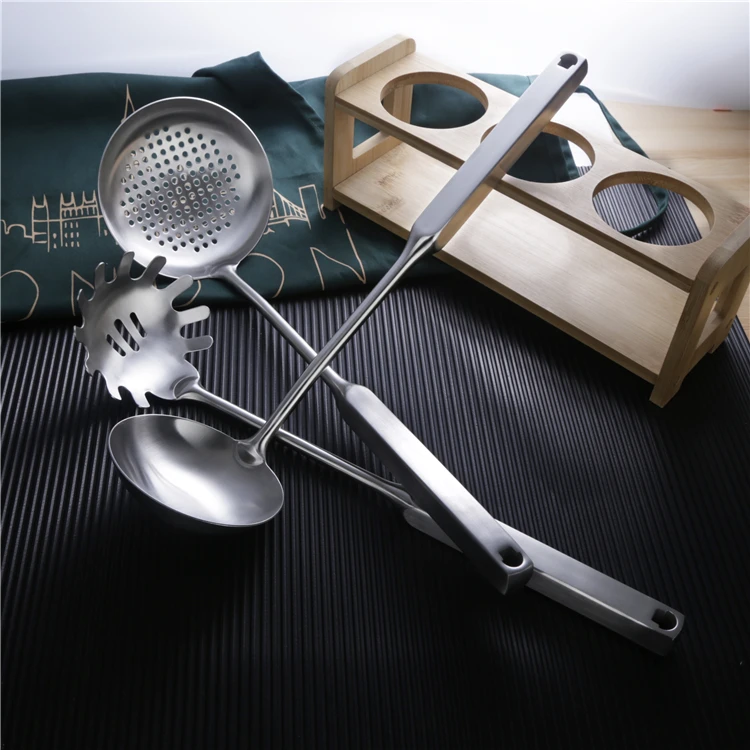 Heavy Duty Hollow Handle Matt Cook Gadgets Stainless Steel Utensils Kitchen Set