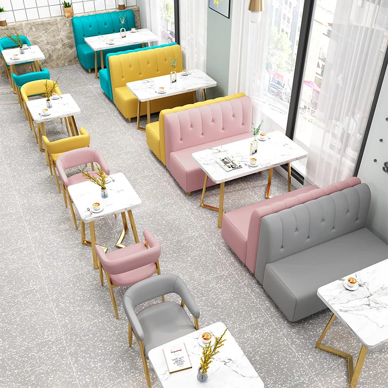 Fast food pizza restaurant furniture spain upholstery cafe banquette restaurant indoor table and bench chair booth seating sofa