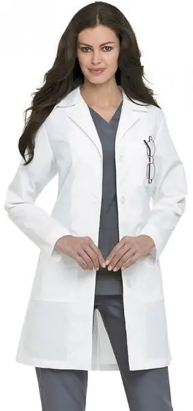 Женское лабораторное пальто с длинным рукавом