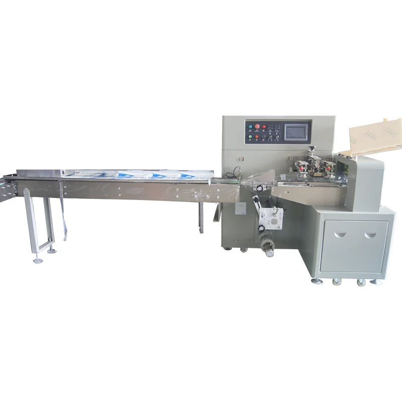 Automatic Biscuit Instant Noodles Food Bags Packing Pillow Wrap Pack Machine