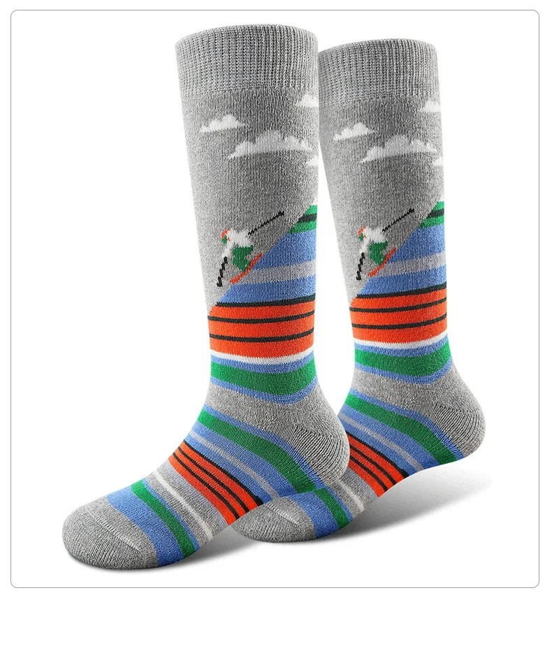 OEM ODM Unisex Thickened Outdoor Trekking Cashmere Merino Wool Ski Hiking Socks