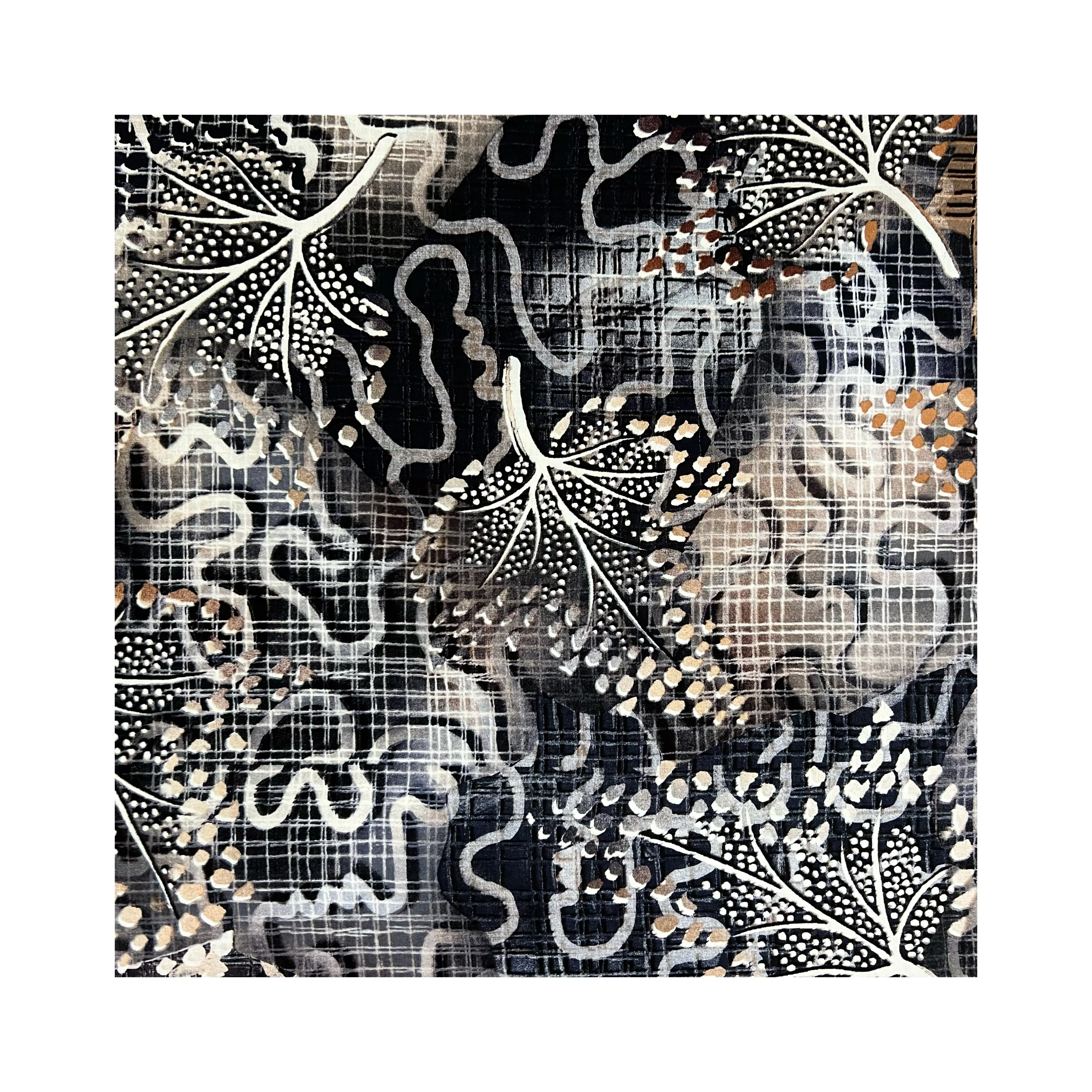 Хорошее качество, искусственный шелк, цифровая печать, ширина 145 см, 45*45