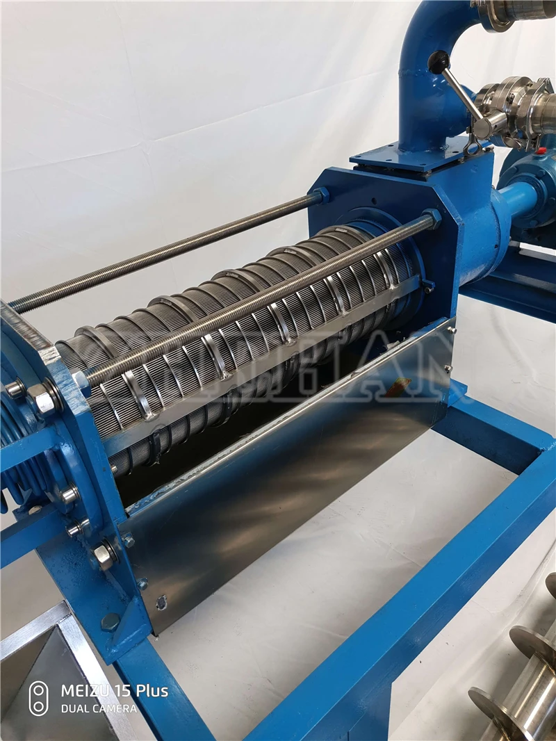 High efficient and energy-efficient Screw type sludge dewatering machine  used on printing and dyeing mill