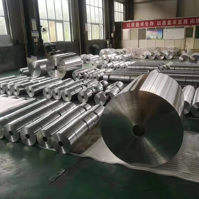 High Quality 8011 Aluminum Foil Roll Food Grade 15/18/20 Micron Insulation Aluminum Foil Jumbo Roll