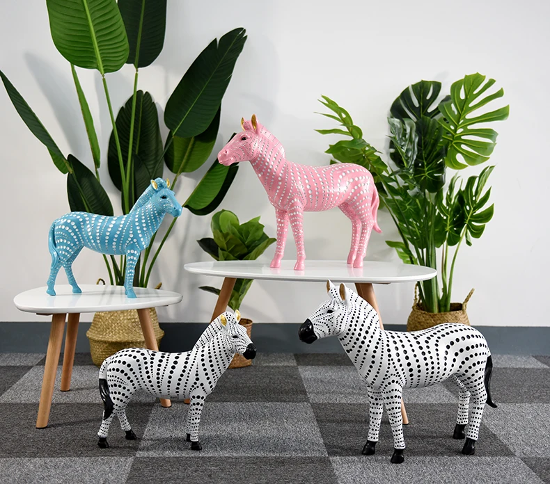 Toy Handmade-horse-statue Horse Head Figurine Porcelain Custom Resin Decoration Garden Mold Statue Sculpture