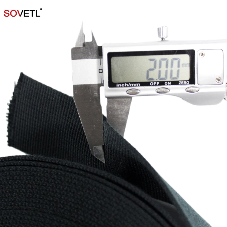 Aramid Webbing Black High Strength Temperature Resistance Strap Flame Fire Retardant Woven Kevlars Aramid Webbing
