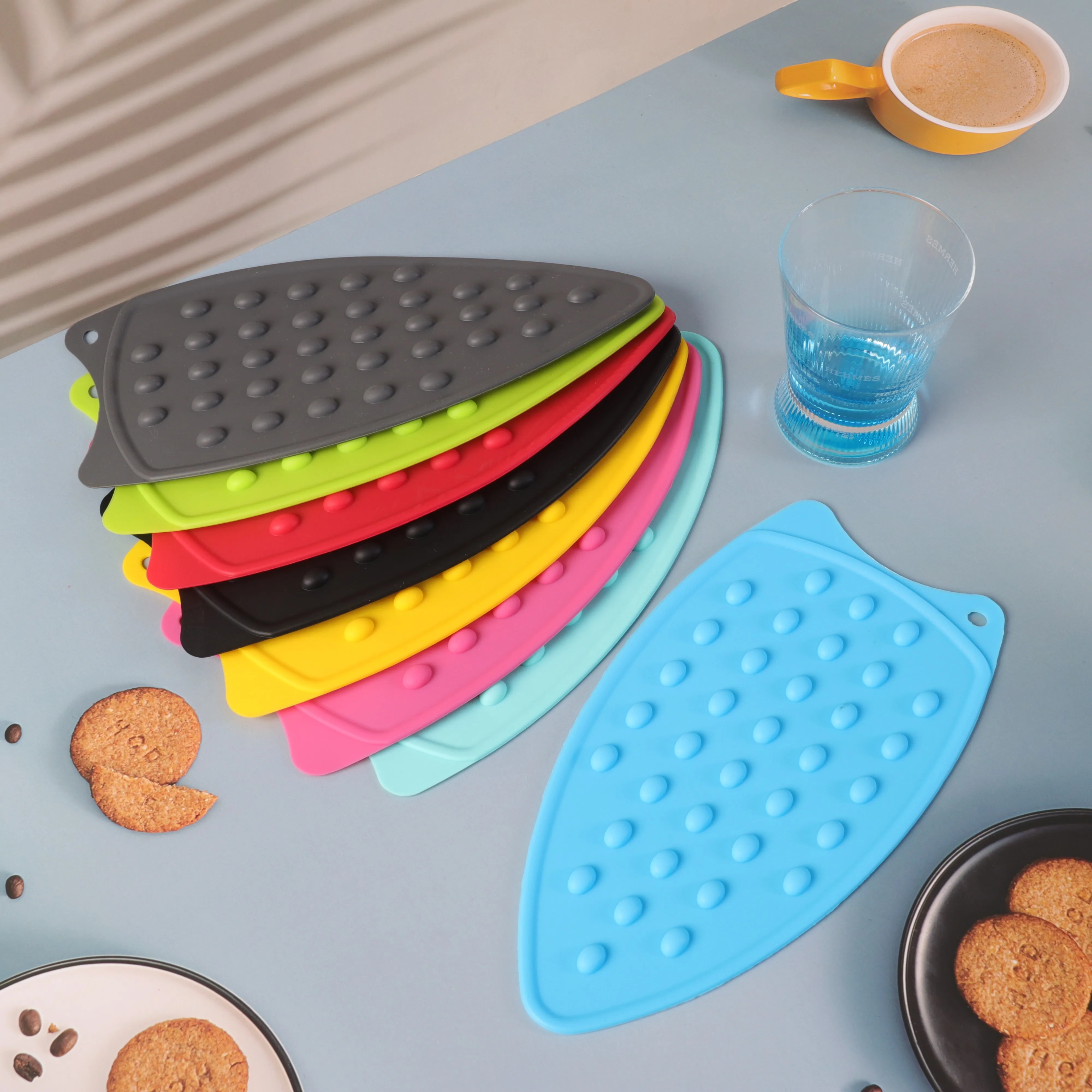Silicone Rest Pad for Ironing Board Heat Resistant Pad Thicker Version Perfect Combination with Ironing Board and Mat