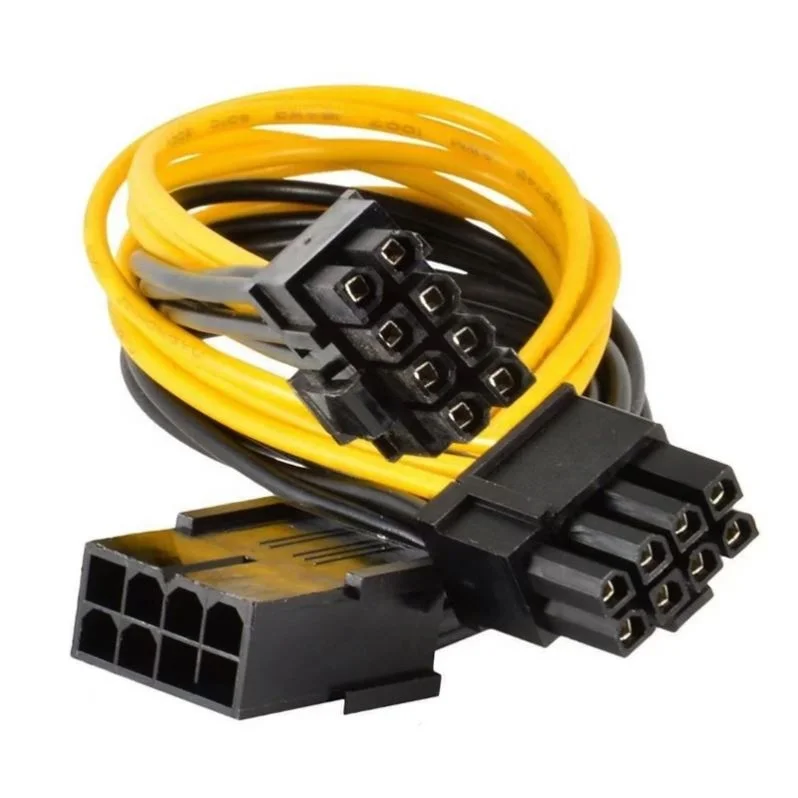 PCI-E 8 pin to Dual 6+2 pin Power Splitter Cable Graphics Card PCIE PCI Express 8Pin  Cable