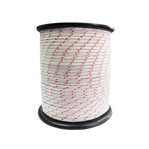 Low stretch 6mm solid braid nylon rope nylon engine starter rope
