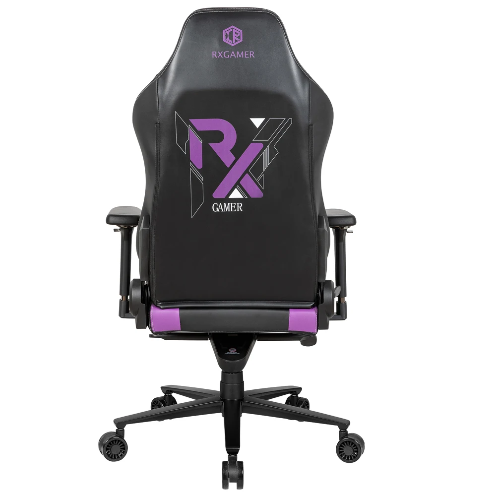 Wholesales customize high back racing adjustable leather ergonomic purple swivel gaming chair
