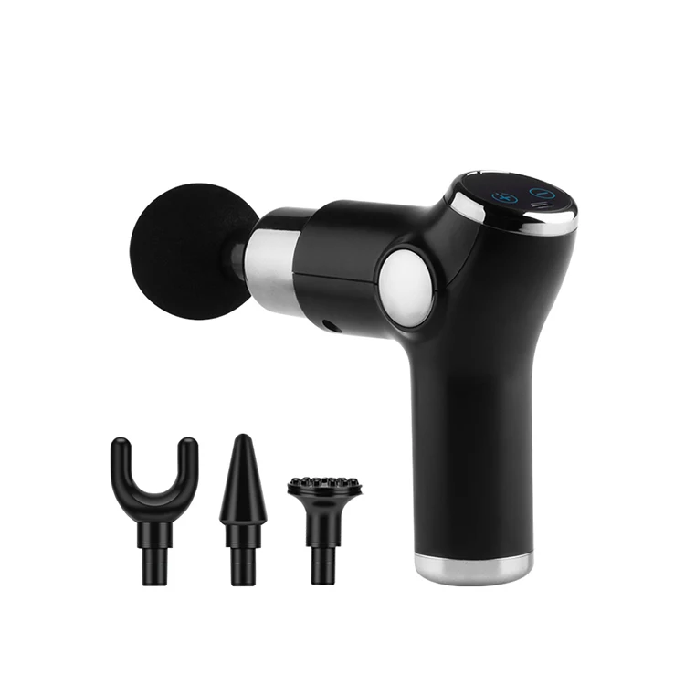 Mini 32 Speed LCD Screen Handheld Vibration Body Massager Muscle Fascia Massage Gun