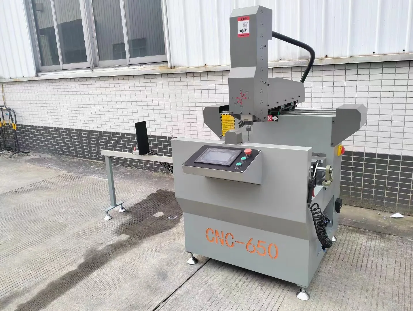 Supply New CNC Drilling and Milling Machine for Aluminum Profile Door and Window with PLC Motor-for PVC & UPVC Material