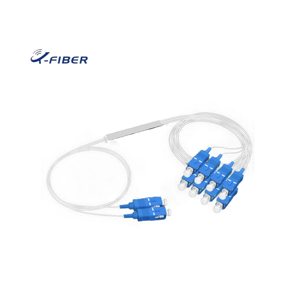 2*4 SC UPC SC APC fiber plc optic fiber patch cord ftth spliter de fibra plc optic splitter
