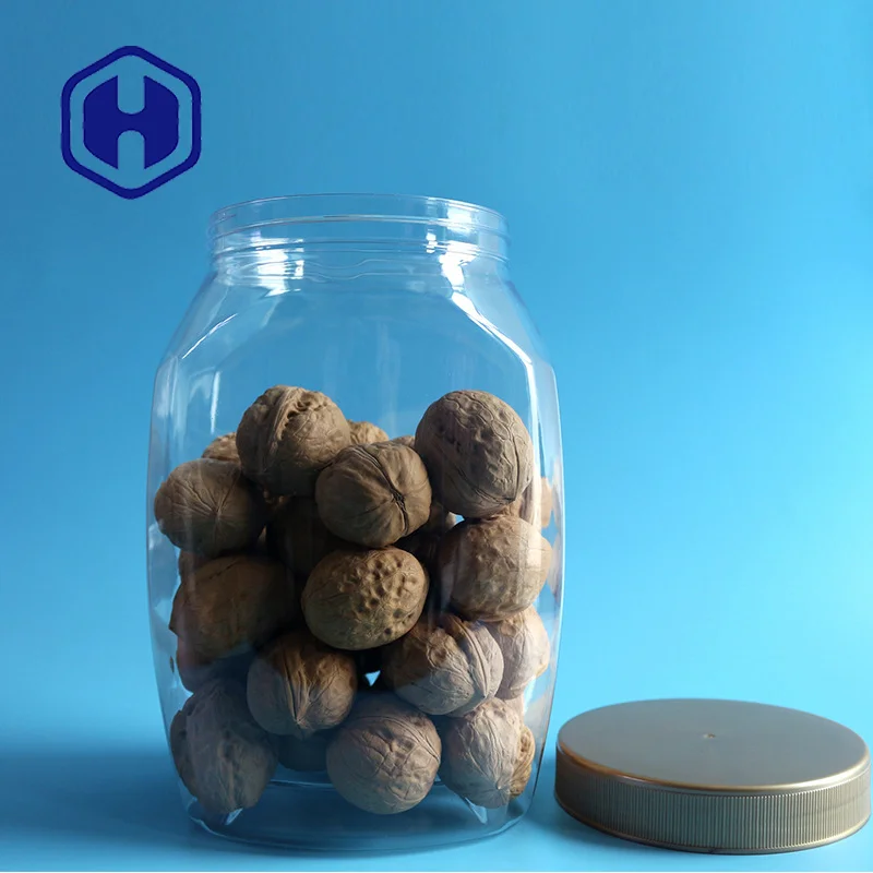 wholesale lollipop pet food screw top 110mm transparent 2600ml big plastic jar