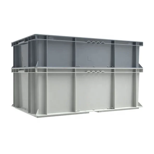 Cheap stacking plastic containers, warehouse stackable boxes