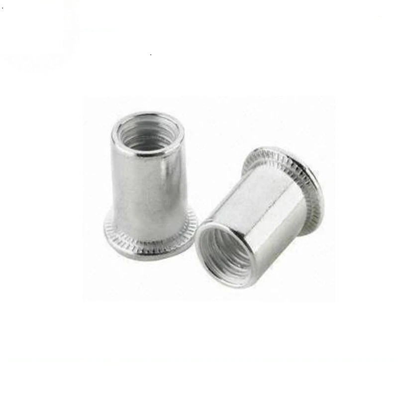 Stainless steel flat head insert m4 m6 m8 rivet nut