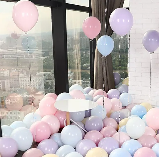 10'  Latex Balloon Colorful Macaron Latex Balloon Home Wedding/Birthday Party Decoration Balloons
