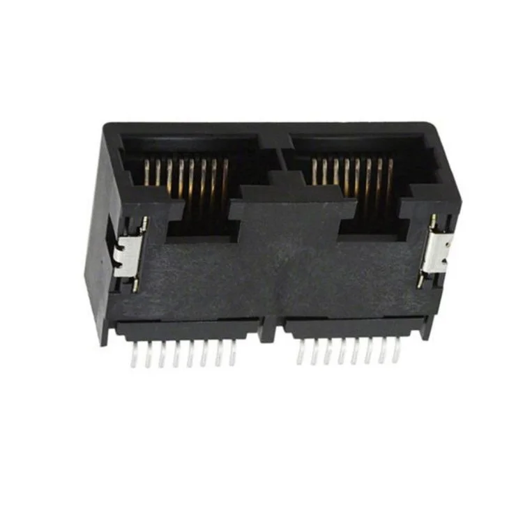 43841-0008 SMT горизонтальный пластик 1x2 RJ45 Ethernet Molex Jack разъем