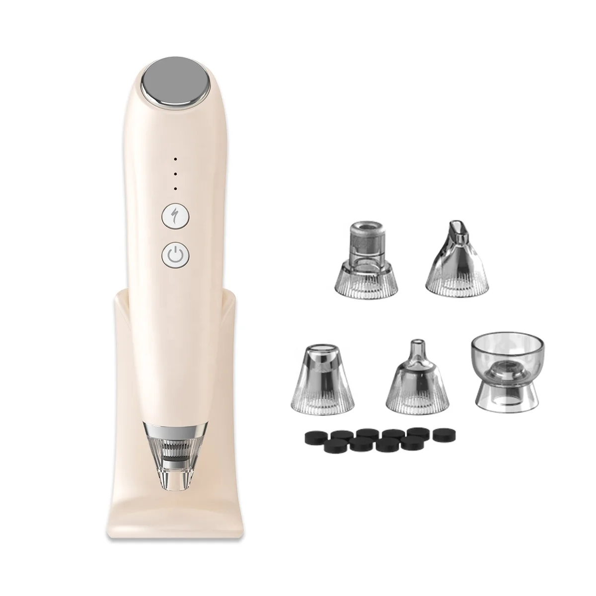 Home Use 5 in 1 Facial Skin Care Massager Blackhead Removal Heating Cold Multifunction Anti Aging Rf Device Beauty Equipment