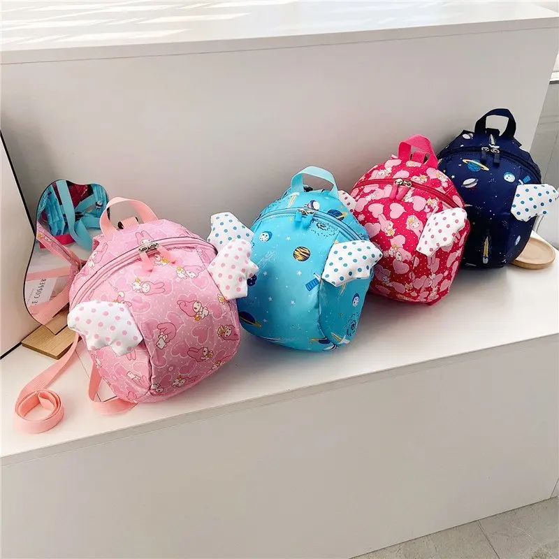 wholesale cheap fashion children kids cute mini small little lovely rucksack hiking  polyester nylon super wings school bags